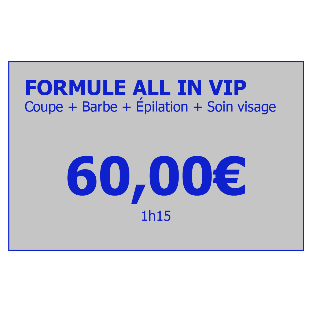 Vip Cut's Barbershop 18e Arrondissement Paris Guy Moquet All in VIP